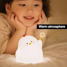 Hanzete Moe Chicken Pat Light Bedroom Soft Light Baby Feeding Eye  Protection Rechargeable Night Light One shot to light up Three Soft Lights  Delay Off Light 1200mAh Battery: Amazon.co.uk: Lighting