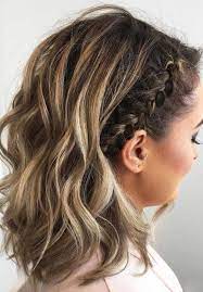 Most Beautiful Medium Braided Hairstyles 2018 For Women Styles Beat Short Hair Styles Easy Cute Braided Hairstyles Short Hair Pictures