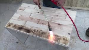 طريقة حرق الخشب للديكور Youtube