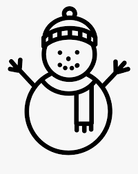 Snowman outline clip art at clker #229215. Snowman Outline Free Transparent Clipart Clipartkey