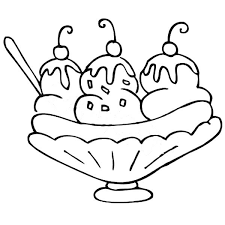Kids songs, shows, crafts, activities, and resources for teachers & parents! Banana Split Coloring Page Coloring Home