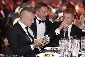The story of fire saga (2020) cast and crew credits, including actors, actresses, directors, writers and more. Notoriously Private Dustin Martin Poses On The Red Carpet Alone At The Brownlow Medal Daily Mail Online
