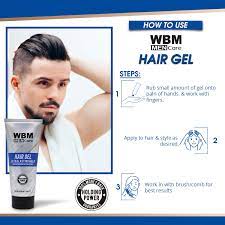 What is the best hair gel for men? Wbm Men Care Hair Gel Strong Hold Refreshing Hydrating 150 G Buy Online At Best Prices In Pakistan Bucket Pk