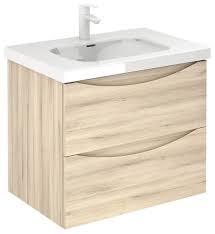 Get the bathroom vanity you want lexora ziva 30 white single vanity, cultured marble top, white square sink and 28 mirror. Love Modern Floating Bathroom Vanity 28 Inches Natural 2 Drawer With Basin Contemporary Bathroom Vanities And Sink Consoles By Bath4life Houzz