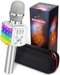 Es gibt viele andere geräte wie bspw. Bonaok Mikrofon Mit Lautsprecher Led Tragbares 4 In 1 Mikrofon Kinder Mit Aufnahmefunktion Zuhause Party Karaoke Dynamische Bluetooth Mikrofone Fur Android Ios Silber Amazon De Musikinstrumente Dj Equipment