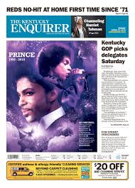The Kentucky Enquirer Today S Front Pages Newseum The Artist Prince Prince And Mayte Prince Music