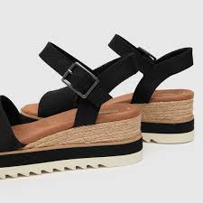 Womens Black TOMS Diana Sandals | schuh