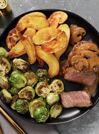 This elegant beef recipe is an ideal choice for entertaining. Beef Tenderloin With Mushroom Sauce Recipe Hellofresh Recipe Hello Fresh Recipes Gourmet Beef Recipes Recipes