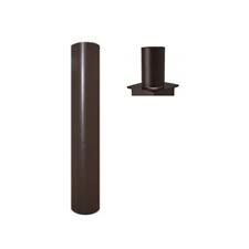 Maxlite 3x10 Ft Steel Round Pole With Tenon Top For Outdoor Lights Maxlite Pl Rs3 10t11 B Homelectrical Com
