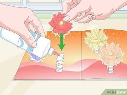 Score both panels down the center. How To Make A Pop Up Flower Greeting Card With Pictures
