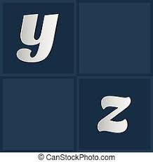 La lettre est l'un des signes graphiques formant un alphabet et servant à transcrire une langue. Alphabet Francais French Alphabet Vector Y Z Canstock