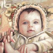 Flora Detail Painting by Carrie Joy Byrnes