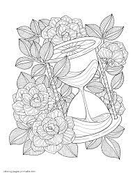 The best selection of royalty free hourglass line vector art, graphics and stock illustrations. Pin On Adult Coloring