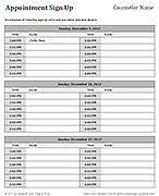 Free Schedules For Excel Daily Schedules Weekly Schedules