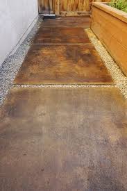 The Easy Way To Stain Concrete Lovely Imperfection Stained Concrete Concrete Stain Patio Concrete Stained Floors
