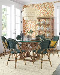 Pescadero Tiered Chandelier Dining Room Design Parisian Bistro Chairs Swivel Dining Chairs