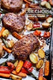 Best Baked Pork Chops Recipe With Bbq Sauce And Veggies So Good Recipe Baked Pork Best Baked Pork Chops Baked Pork Chops