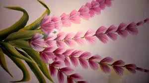 Practice individual flowers and paint along step by step using them in still life, landscapes and more. One Stroke Painting One Stroke Painting Technique Shell Stroke Easy Flowers Youtube