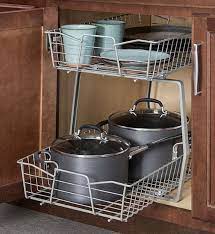 Free shipping on orders of 35 and save 5 every day with your many homeowners like to buy food in bulk at low cost and store these food items in their pantries. 2 Tier Pull Out Drawer Cabinet Organization Kitchen Cabinet Organization Modern Kitchen Cabinets