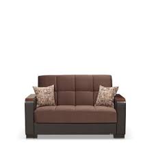 Espresso finish with chocolate brown upholstery. Chocolate Brown Sofas Living Room Furniture The Home Depot