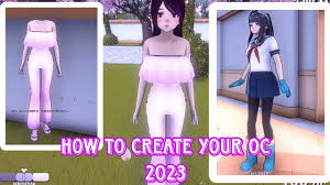 How to create your Oc 2023💗part17 - Yandere Simulator Tutorial  #yanderesimulator #tutorial #game - YouTube