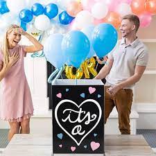 Buy Gender Reveal Balloon Box Diy Baby Gender Reveal Party Supplies Paper Box For Gender Reveal Decorations Baby Shower Home Decoration Fit 1 4 Balloons Online In Slovakia B07v7vnn9j