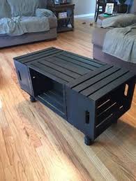Skip the plastic milk crates and go for something nicer in wood to create a beautiful table. 34 Awesome Diy Coffee Table Projects Crate Furniture Crate Coffee Table Wine Crate Coffee Table