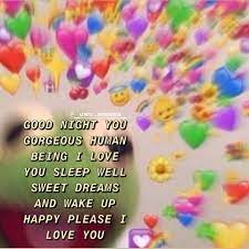Good Night Uwu Wholesomegfmemes Sendthistoyourcrush Sendthistoyourboyfriend Wholesomememes Sendthistoyourbe Love You Cute Love You Meme Cute Love Memes