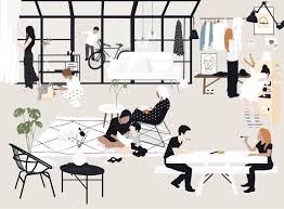 Architecture Vectors Interior Design Sketches Drawing Interior Storyboard Design