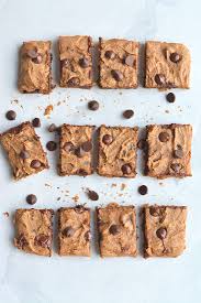 Most of these will also provide you with some calcium and protein and so is a more nutritious option than chocolate. Healthy Peanut Butter Chocolate Blondes Vegan Low Cal Gf Skinny Fitalicious