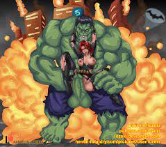 Hulk and Black Widow by lozeki - Hentai Foundry