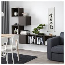 Eket Wall Mounted Cabinet Combination Dark Gray Shop Ikea Ca Ikea Ikea Eket Eket Ikea Living Room