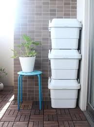 お部屋のお片づけに大活躍 素材 用途に合わせて選ぶ 無印良品 の人気 収納ボックス キナリノ ベランダ収納 ベランダ 収納ボックス 無印良品 頑丈収納ボックス