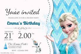 Create these unique frozen birthday invitations with my printable or silhouette cutting file. Free Frozen Birthday Invitation Templates Download Hundreds Free Printable Birthday Invitation Templates