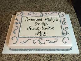 Bridal Shower Cake 10x14 Torted Sheet Cake Frosted In Blush Buttercream With Dark Grey Ac Wedding Shower Cakes Bridal Shower Cakes Bridal Shower Cake Sayings