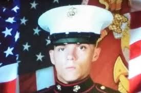 Church places Marine flag at serviceman's seat