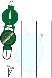 Action locate your starting point and objective on the map. Plotting A Bearing On A Map Using A Round Lensatic Compass