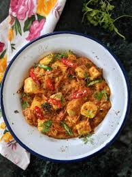 Spicy Paneer Curry Chilli Marinated Paneer In A Curry Saffron Trail
