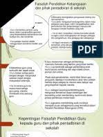 Pendidikan adalah teras kepada kehidupan yang sejahtera dan dinamik. Kepentingan Falsafah Pendidikan Kebangsaan Kepada Guru Dan Pihak