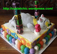 Biasanya kue tart dibuat untuk melengkapi berbagai moment penting mulai dari bentuk yang sangat mengagumkan hingga mengerikan menjadi tema dibuatnya beberapa kue tart ini. 2010 Page 4 Coklatchic Cake