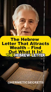 The Hebrew Letter That Attracts Wealth