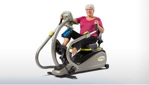 It has a wide, comfortable, padded seat and can hold riders up. T4r Recumbent Cross Trainer Recumbent Bike Workout Biking Workout No Equipment Workout