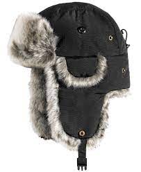 Stetson Men S Waterproof Trapper Hat Created For Macy S Black Trooper Hat Trapper Hats Woolrich Men