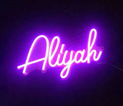 Custom Neon Sign Led Neon Lights Name Kids Name Family Name Etsy In 2021 Custom Neon Signs Neon Signs Neon Words