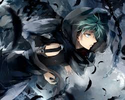 The anime hair trope as used in popular culture. Solo Green Hair Original Male Zerochan Anime Image Board