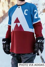 Retired numbers 19 joe sakic 21 peter forsberg 23. Avalanche 2020 Stadium Series Uniform A Glimpse Into Future Of Hockey Sportslogos Net News