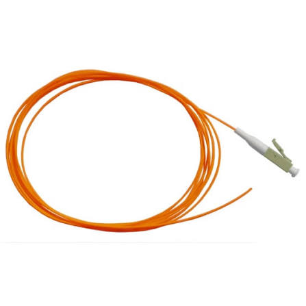 Fiber Pigtail, OS2 9/125µm, LC/UPC, yellow, 1m