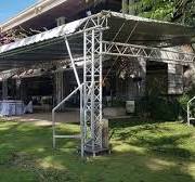 Mur vidéo LED de support au sol / Cadre lumineux LED / Écran LED de truss  pour événements en plein air