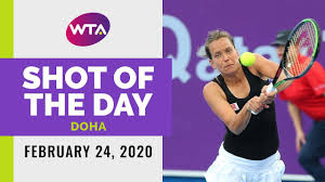 Sie plane nach der geburt ihres ersten sohnes noch ein. Barbora Strycova 2020 Doha Day 2 Shot Of The Day Youtube