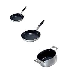 Moneta Pro Protection Base Fry Pan 10 And 115 And Dutch Oven 11585 Qt For More Information Visit Pan Frying Pan Cookware Set